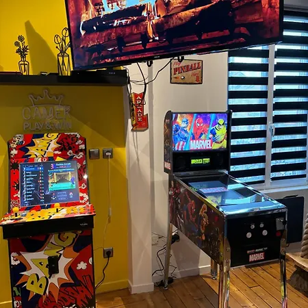 Appartement Arcade Room Jacuzzi, Arcade, Billard, Ping Pong